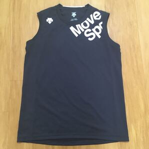 タンクトップ DESCENTE ムーブスポーツ スポーツ Sサイズ メンズ ネイビー デサント トレーニング