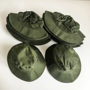  dead stock NOS Vintage 1960's England army cotton tsu il safari hat / old clothes Vintage Jean gru hat bucket hat 