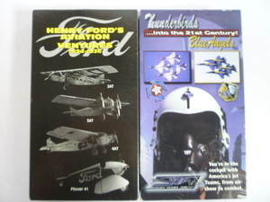 30902-2 VHS Junk Henry Ford's Henry Ford Aviation Ventures Blue Angels Thunderbird Blue Impre