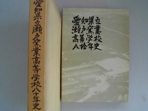 愛知県立瀬戸窯業高等学校八十年史　昭和50年