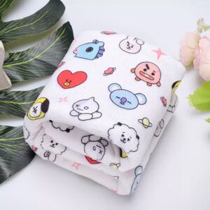 BT21 bts タオル BTS ふかふかタオル bt21 総柄 TATA 防弾少年団 バンタン