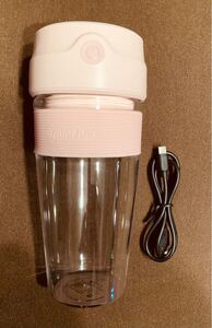 充電式ミニジューサー 300ml ピンク 新品未開封品