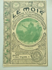 ミュシャ LeMois 1910年2月号の表紙 オリジナル石版画