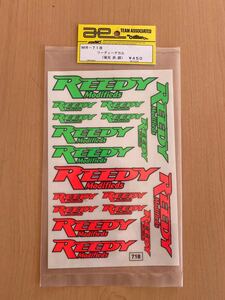 ヨコモ リィーディーデカール 蛍光赤・緑 REEDY YOKOMO