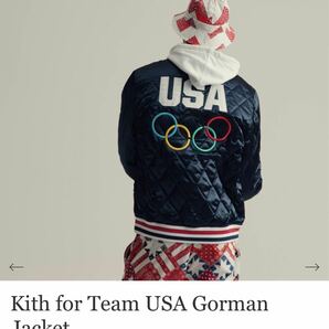 新品未使用タグ付 Kith for Team USA Gorman Jacket サイズXS Supreme USA Olympics オリンピック アメリカ代表 米国代表