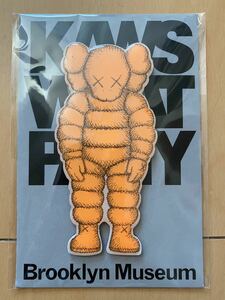 KAWS Brooklyn Museum ブルックリン　マグネット　オレンジ