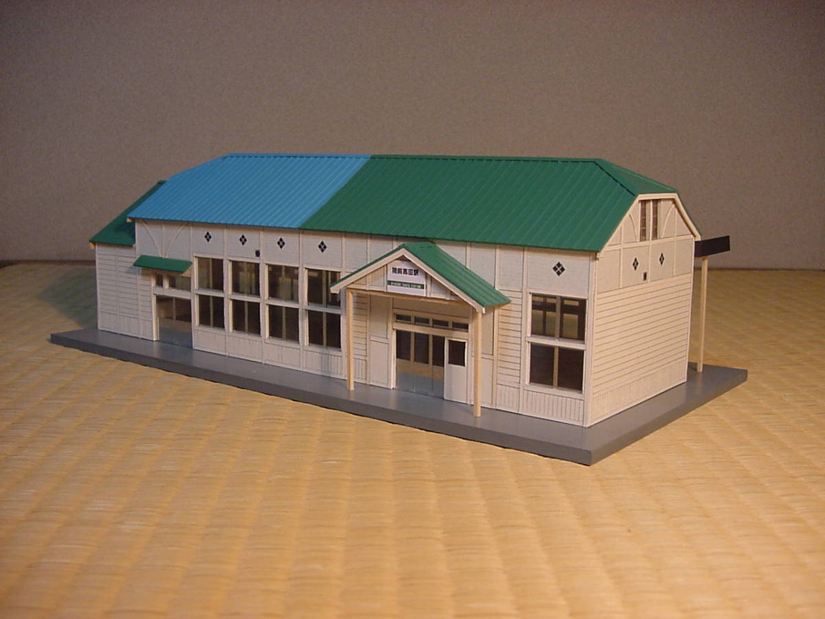 HOサイズ　JR東日本東北本線　新田駅　駅舎模型　　　２０２１年解体の旧駅舎 おもちゃ、ゲーム 鉄道模型 HOゲージ