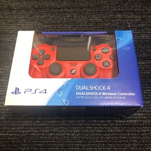 【新品・未使用】PS4 ワイヤレスコントローラー マグマレッド 赤色 DUALSHOCK4
