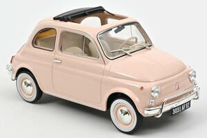 ノレブ 1/18 フィアット 500L オープンルーフ 1968 ピンク Norev 1:18 FIAT 500L OPEN ROOF 1968 PINK