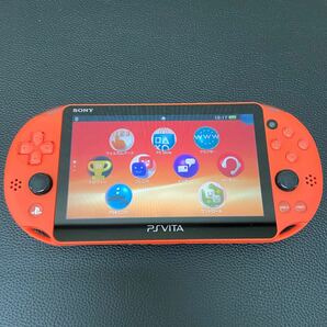 SONY PS Vita PCH-2000 Wi-Fiモデル ネオンオレンジ 中古品