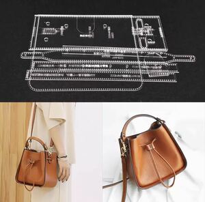 [ the cheapest & new goods ] leather craft paper pattern bag lady's shoulder bag pretty 