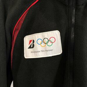 【五輪】ブリヂストンブリザック オリンピック スポンサー フリース ジャケット BRIDGESTONE BLIZZAK VRX  （ふ150）の画像3