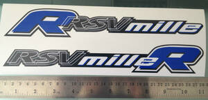 送料無料 Aprilia RSV Mille Decal Sticker アプリリア ステッカー シール デカール 2枚セット 275mm x 41mm