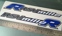 送料無料 Aprilia RSV Mille Decal Sticker アプリリア ステッカー シール デカール 2枚セット 275mm x 41mm_画像2