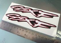 送料無料 GSXF Decal Sticker カッティング ステッカー シール デカール 180mm x 32mm 2枚セット_画像1