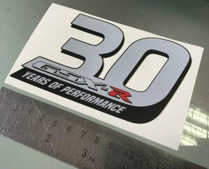 送料無料 GSXR 30 Year Anniversary Decal Sticker カッティング ステッカー シール デカール 120mm x 70mm