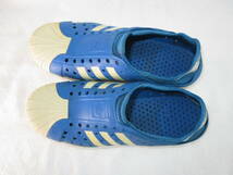 中古　レア!! 限定 adidas BEACHSTAR EVA 青　BLUE サンダル 25,5 スーパースター ビーチスター クロッグ clog ビーチスター クロック_画像7