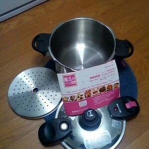 89/ ワンダーシェフ 超高圧 140 P 5.5 L 蒸し器付