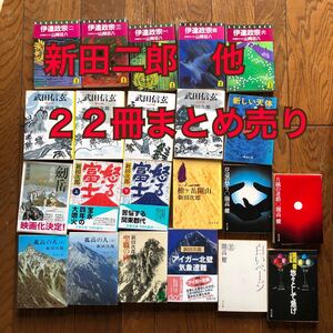 新田二郎 開高健 山岡荘八 小説 22冊 まとめ売り 歴史小説 山岳小説