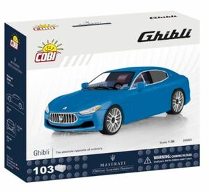 COBI ブロック ☆ マセラッティ・シリーズ 1/35サイズ 自動車・乗用車 ☆ マセラッティ ギブリ Maserati Ghibli ☆ 新品 ☆ EU製