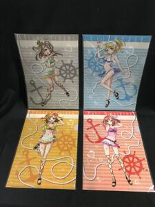 ★ラブライブ　クリアファイル4点★中古品/グッズ/LOVE LIVE/SEGA限定/キャンペーン/ ホビー1