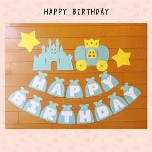 壁面 誕生日飾り