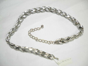  new goods * chain attaching belt * silver group color 