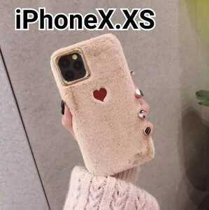 iPhoneX iPhoneXS кейс Heart мех .... симпатичный 