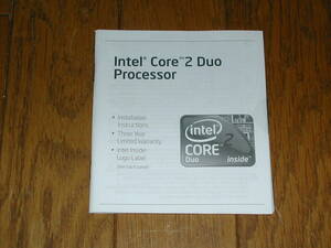 Core2 Duo. instructions 