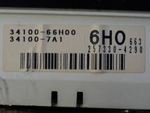 17年 DA62V エブリィ メーター ASSY 13.3万km K6A 5速 34100-66H00 257330-4290_画像4