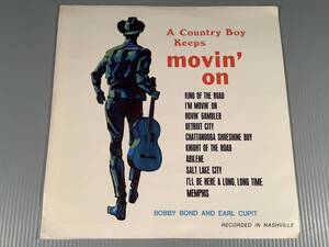 LP(オリジナル)●Bobby Bond And Earl Cupit／A Country Boy Keeps Movin'●良好品！