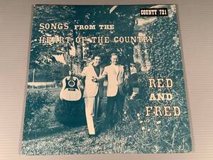 LP(カントリー)●RED RECTOR AND FRED SMITH／SONGS FROM THE HEART OF THE COUNTRY●良好品！