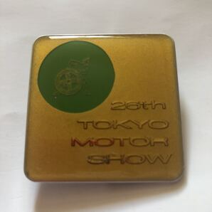 *昭和レトロ*激レア希少品 1985年(昭和60年) 第26回東京モーターショー 入場者バッジ タイ 当時物
