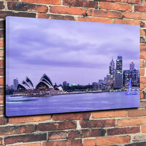 シドニー オーストラリア 高級 キャンバス アート パネル フォト ポスター A１ 海外 雑貨 グッズ 写真 夜景 風景 街並み オシャレ カフェ