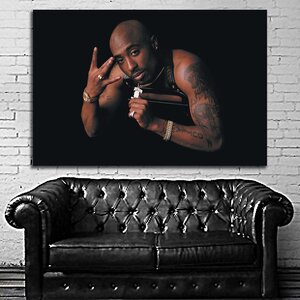 2Pac 2パック Tupac 特大 ポスター 150x100cm 海外 ?ヒップホップ ラッパー アート インテリア グッズ 雑貨 写真 絵 フォト 大 36