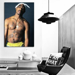 2Pac 2パック Tupac 特大 ポスター 150x100cm 海外 ?ヒップホップ ラッパー アート インテリア グッズ 雑貨 写真 絵 フォト 大 27