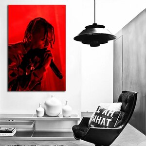 Travis Scott トラヴィス スコット 特大 ポスター 150x100cm 海外 ?ヒップホップ ラッパー アート インテリア グッズ 写真 雑貨 トラビス 2