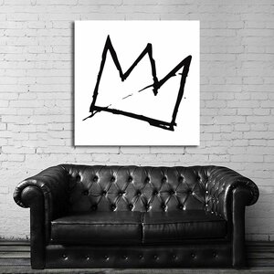 バスキア Basquiat 特大 ポスター 100x100cm 海外 アート インテリア 雑貨 グッズ 絵 フォト グラフィティ 画家 ジャン ミシェル 大 5