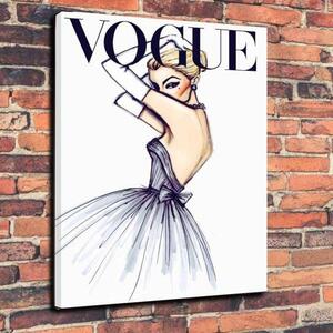 Vogue ヴォーグ 英字 高級 キャンバス アート 絵 ポスター A1 海外 雑貨 グッズ 英語 おしゃれ かわいい カフェ ファッション