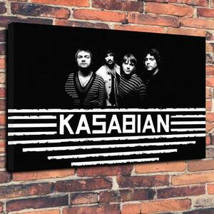 Kasabian カサビアン 高級 キャンバス アート パネル ポスター A１ 海外 グッズ かっこいい 写真 雑貨 インテリア ロック バンド
