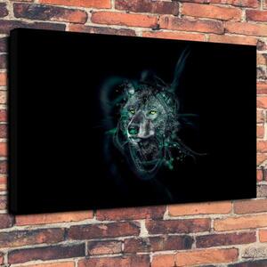 Art hand Auction Wolf Wolf Luxury Canvas Panel Photo Poster A1 Overseas Miscellaneous Animal Animal Abstract Art Painting Large Goods Stylish Photo, printed matter, poster, others