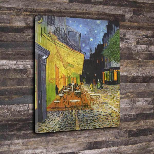 Café Terrasse la Nuit Van Gogh Luxe Toile Art Panneau Affiche A1 À L'étranger Divers Marchandises Peinture Abstraite Art Peinture Chef-d'œuvre Célèbre Peintre Marchandises Photo Élégante, imprimé, affiche, autres