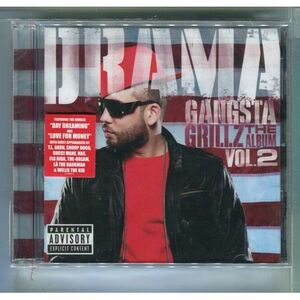 Drama / Gangsta Grillz The Album Vol.2 T.I,Akon,Snoop Dogs,Gucci Mane,NAS,Flo Rida,The-Dream,La The Darkman,Willie The Kid★未開封