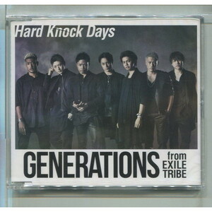 GENERATIONS from EXILE TRIBE / Hard Knock Days [ショップ限定盤] ★未開封