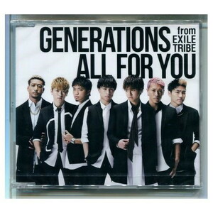 GENERATIONS from EXILE TRIBE / All For You [mu-mo限定盤] ★未開封
