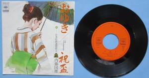 ＥＰ・内藤国雄。おゆき、祝盃。定価・５００円。１９７６年発売。ＣＢＳソニー。