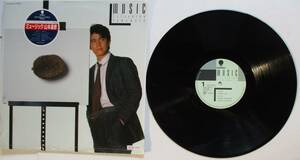 LP・山本達彦。ミュージック。定価・２８００円。見本盤。１９８４年発売。イーストウッド。