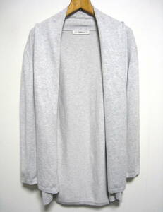 ZARA KNIT■ザラ レーヨン混 ニット カーディガン レディース サイズS グレー