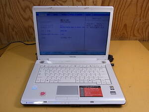 □P/708☆東芝 TOSHIBA☆15.4型ノートパソコン dynabook AX/52E☆PAAX52ELV☆Celeron 540 1.86GHz☆メモリ2GB☆HDD/OSなし☆ジャンク