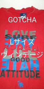 ポケット付き GOTCHA ガッチャ タンクトップ Tシャツ 袖なし ヴィンテージ